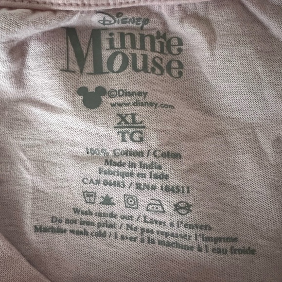 Disney Minnie Mouse #STRONG Pink Crop Top XL - Picture 3 of 5